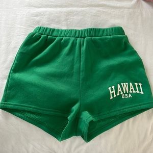 Hawaii sweat shorts!